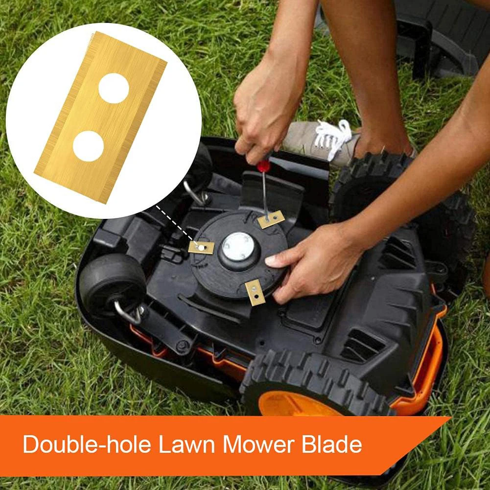 30/90Pcs Lawn Robot Blade Stainless steel Lawn Mover Replacement Blade for Worx Landroid Robotic Lawnmower Replacement Blade Set