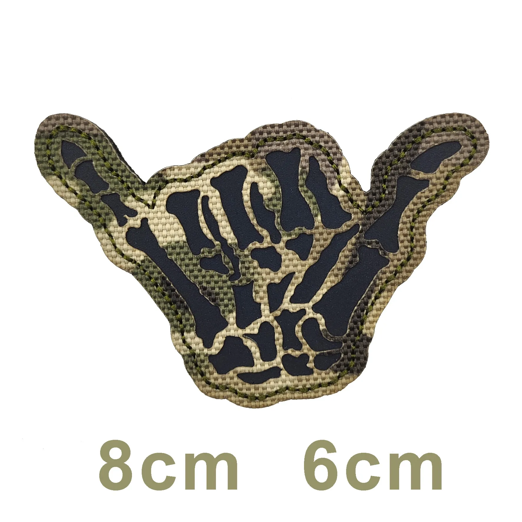 Cross Skull Finger Skeleton Tactical Clothes Vest Backpack Templar Knight Ride Bounty of Hunter Ranger Tags Magic Patch