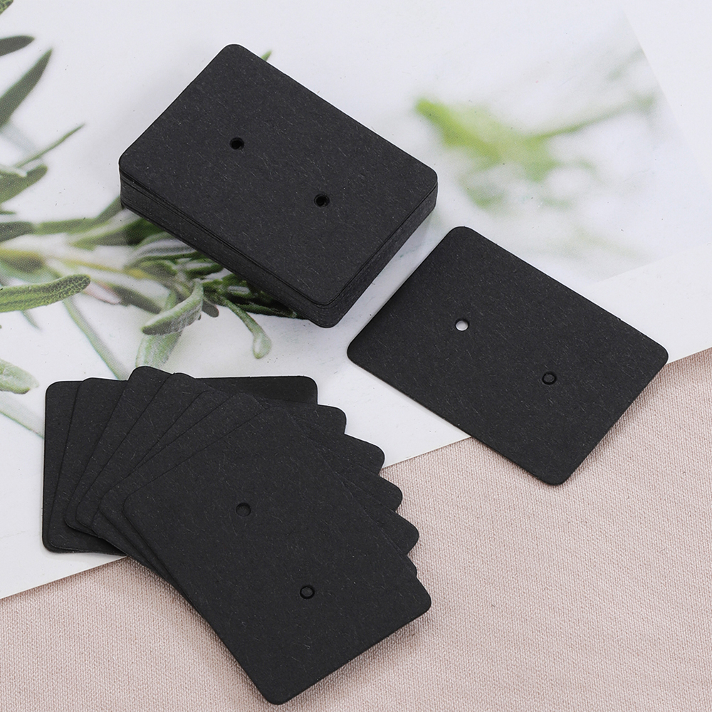 50pcs 2.5x3.5cm Earring Display Card Packaging Ear Studs Card for DIY Jewelry Gift