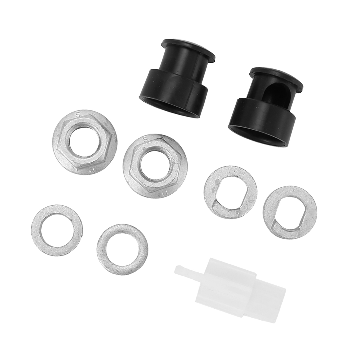 Newest E-Bike Electric Bicycle Hub Motor Axle M12 Front Lock Nut /Lock Washer /Spacer /Nut Cover with 12mm Shaft