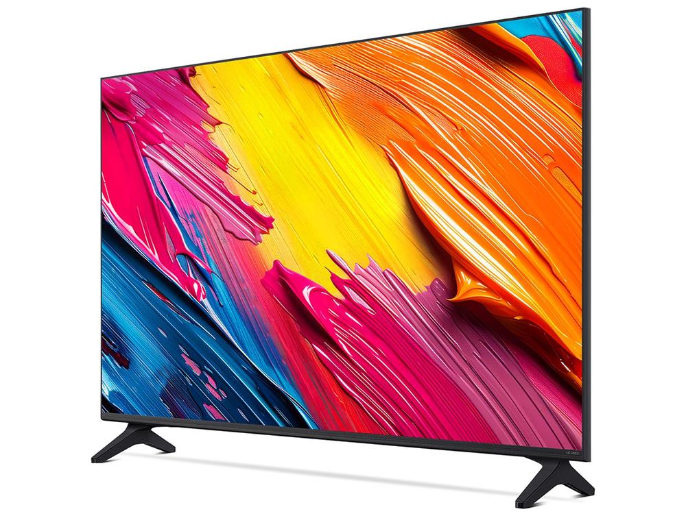 Smart TV 55" LG 4K Ultra HD QNED 55QNED70ASA WebOS 25 α7 AI Processor 4K Gen8 Alexa 3 HDMI 2 USB