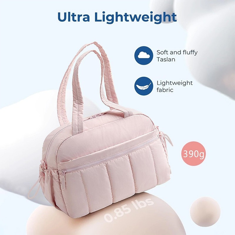 Bolsa de viagem leve sacola esportiva ombro bolsa de ginástica bagagem para mulheres fim de semana com vários bolsos à prova d'água