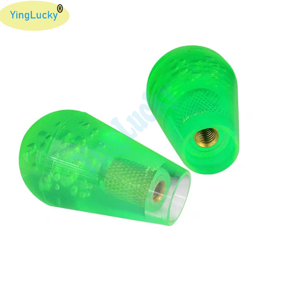 1 Chiếc Joystick Hàng Đầu Trong Suốt Hình Elip Bóng Đầu Arcade Joystick 5*3Cm Phong Cách Topball Cho Sanwa Cần Điều Khiển ARCADE STICK