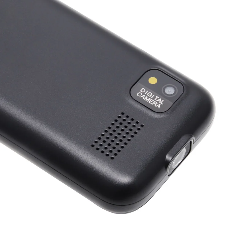 UNIWA E1802 2G Cellphone 1.77 Inch Flip Phone Push Button 1800mAh Telephone for Senior Elder Dual SIM Dual Standby Wireless FM