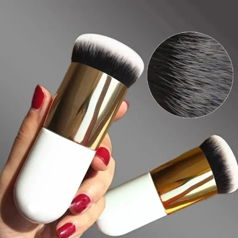 Grande e pequeno Fat Pier Fundação Make-Up Brush, Bb Cream, escova de cogumelo, sem pó, sem Mark Foundation Make-Up Brush