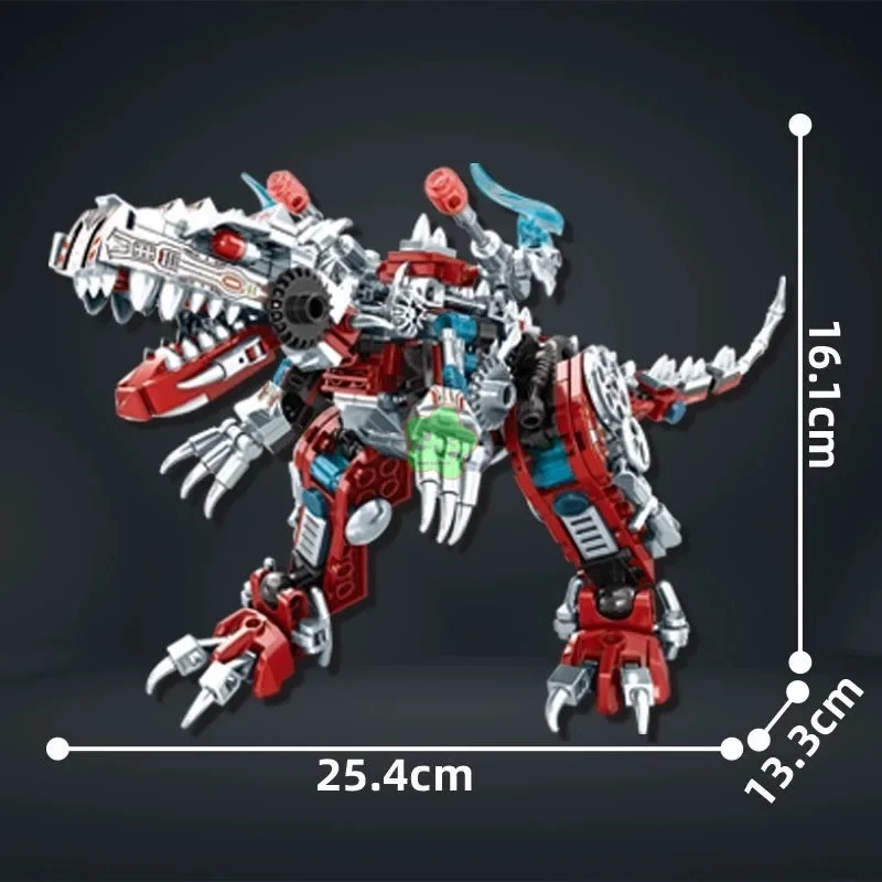 2IN1 Jurassic Mechanical Indominus Rex ไดโนเสาร์ World Building Blocks City Fighter Dino Park อิฐของเล่นเด็ก