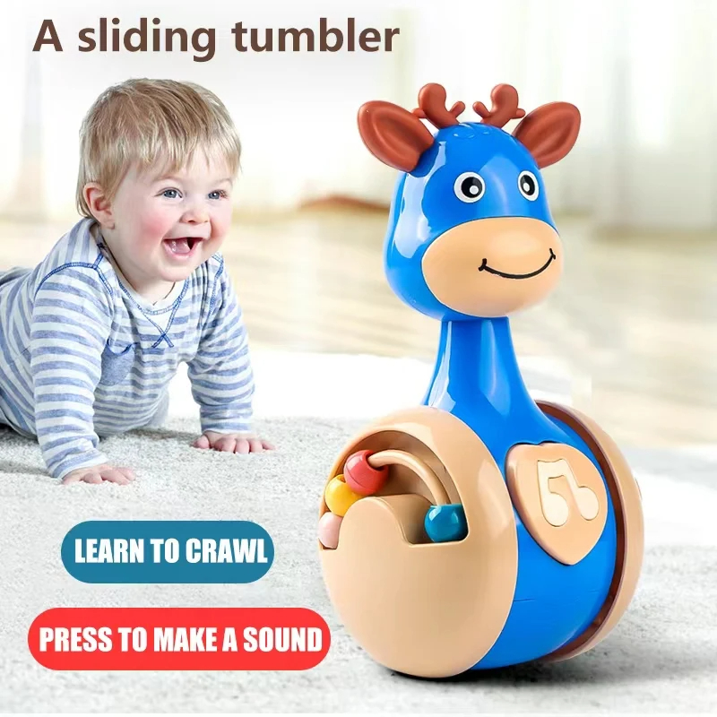 Tumbler Wobbler Spielzeug Roly Poly Babys pielzeug perfekt zum Klettern lernen & frühe Bildung für Kleinkinder 6 bis 12 Monate