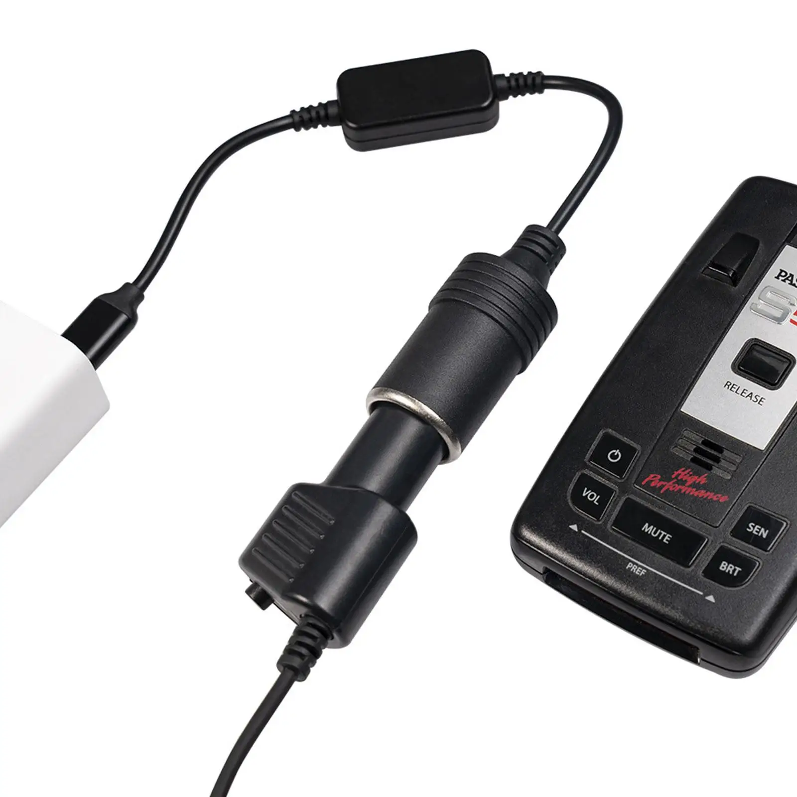 USB Loại C Đến 12V Cắm Thuốc Lá Nữ Adapter Chuyển Đổi Dây Cho Ô Tô Bật Lửa Thuốc Lá Ô Tô máy Hút Bụi