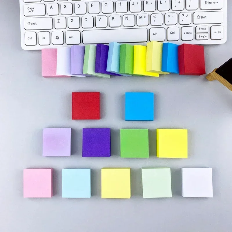 11 Pcs Fluorescent Color Sticky Note Posted It Note Pads Stickers Planner Sticker Notepad Memo Pad School Office Supplies