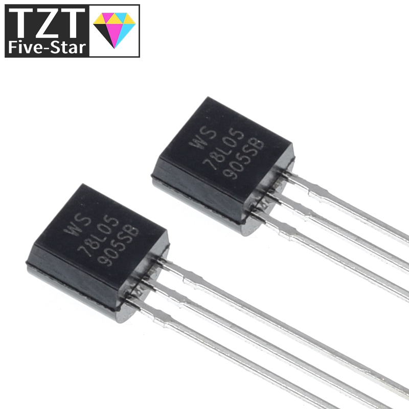 20/50/100 шт. 78L05 L78L05 Линейные регуляторы напряжения 5,0 В 0,1 А Положительные