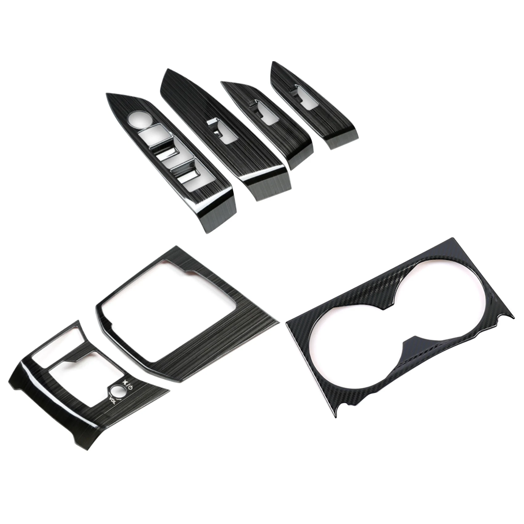Auto Getriebe Fenster Schalttafel Set, anpassen Abdeckung Trim Aufkleber Streifen Auto Dekoration für Mazda Cx-5 cx5 2017 2018 2019 lhd