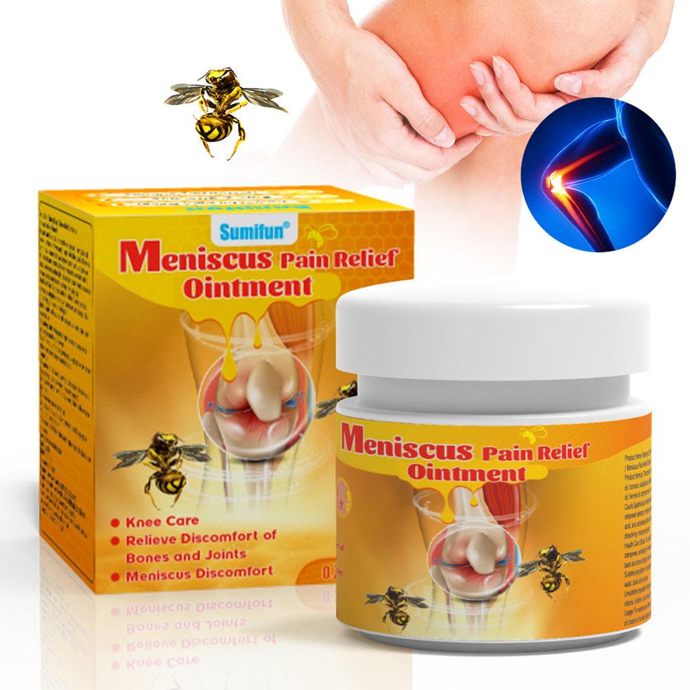 5PCS/lot Bee Knee Pain Relief Cream Meniscus Sprain Medical Plaster Arthritis Rheumatoid Joints Analgesic Ointment Support Care