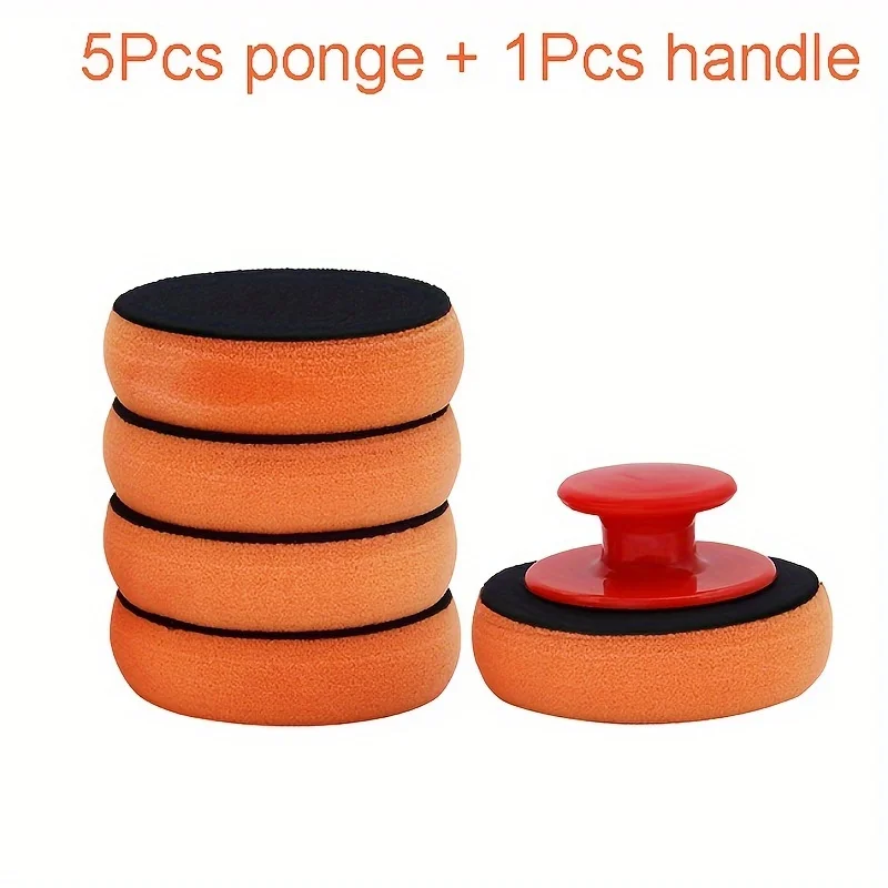 Car Waxing Sponge Waxing Sponge Beauty Seam Hand Waxing Small Sponge Crystal Plating Sponge