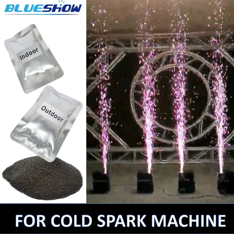 10 Bags/Lot Ti Powder 100g Cold Spark Machine Stage Spark Effects Fountain Sparkular Ti Consumables Dj Bar Wedding Party Disco