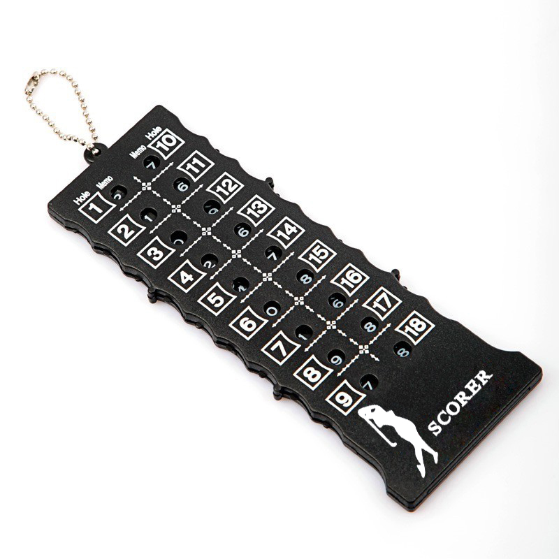 18 หลุมกอล์ฟจังหวะ Putt นับคะแนนตัวบ่งชี้คะแนนกอล์ฟพร้อมพวงกุญแจเคาน์เตอร์กอล์ฟอุปกรณ์กอล์ฟ