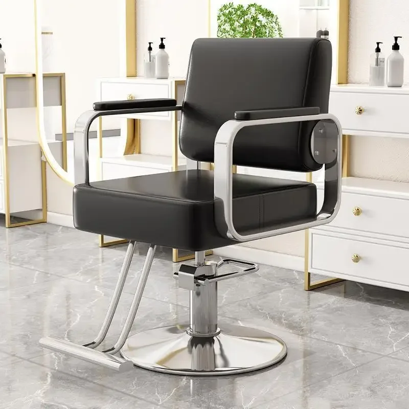 Parrucchiere Salone di bellezza Poltrone da barbiere Poltrone da parrucchiere rotanti Sgabelli Altezza regolabile Silla De Barbero Acconciatura Capelli