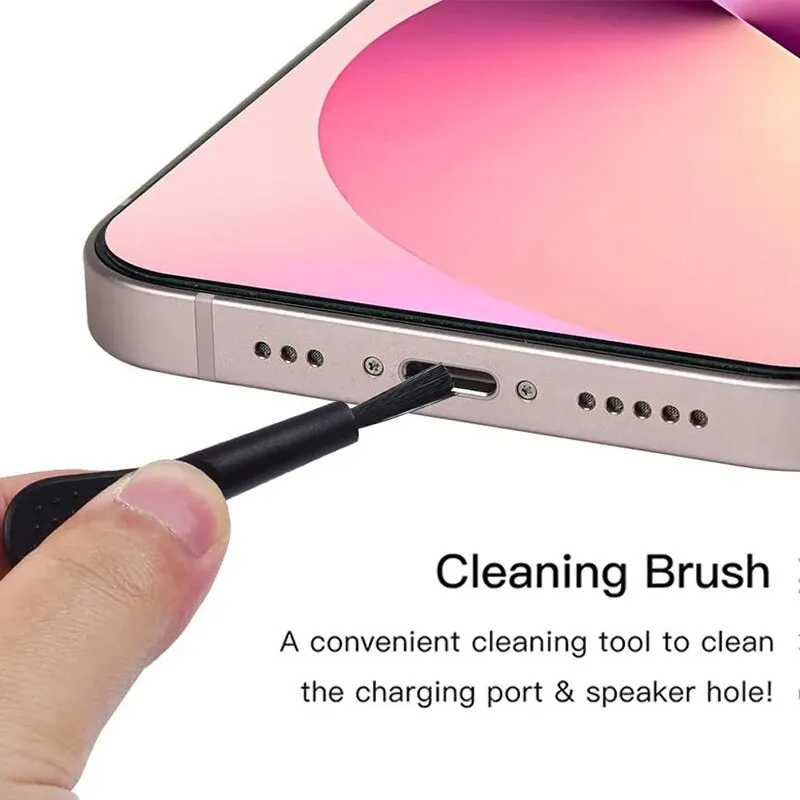 66PCS Zestaw do czyszczenia głośników telefonu komórkowego Zestaw do czyszczenia wtyczki przeciwpyłowej do iPhone'a 15 14 13 Samsung Xiaomi Zestaw do czyszczenia słuchawek Szczotka