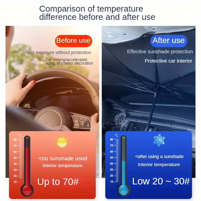 Auto Sonnenschutz Auto Front Windschutz scheibe Visier versenkbar einfach zu lagern tragbare Sonnenschutz Wärme isolation block