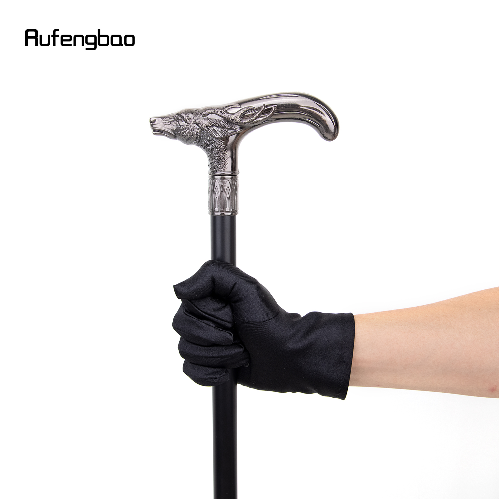 Cane-bengala com cabeça de veado sli, acessório de caminhada decorativo, elegante, cos, knob knob, 93cm