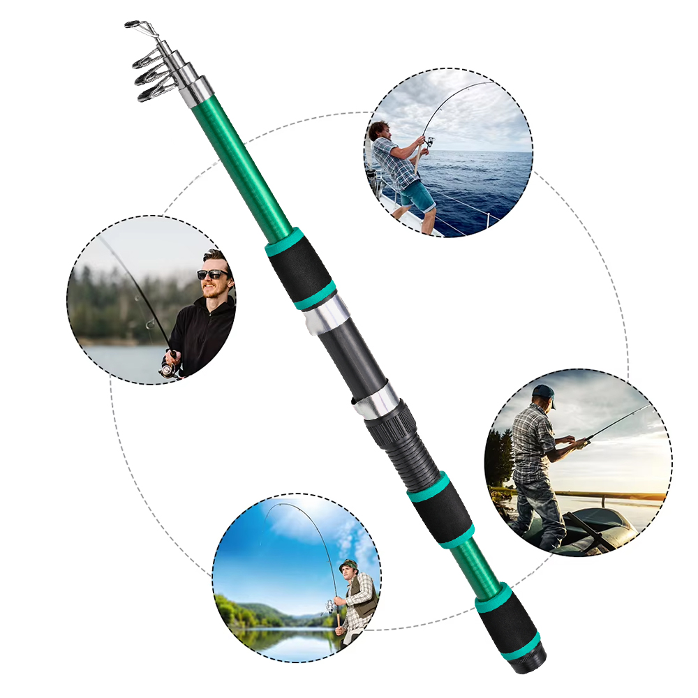 Telescopic Rock Fishing Rod 3.0M Spinning Fly Carp Feeder Carbon Fiber Mini Travel Ultra Light Fly Fishing Rod Pesca