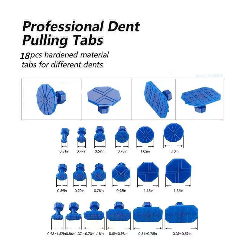 ZFOUEK 新車デントリペアツールペイントレスデントリペアキット自動ペイントレスボディデント除去リムーバーキット車用デントプーラー