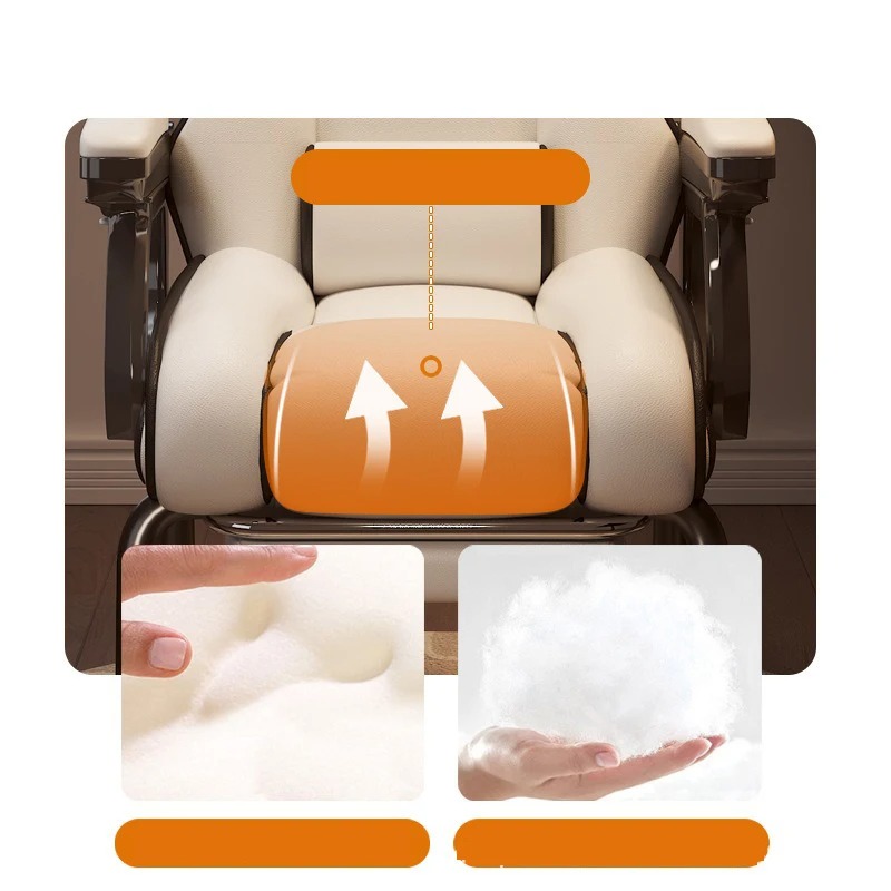 Computer Chair Gamer Chair Comfortable Ergonomic Bow-shaped Chair Sedentary Office Meeting Dormitory Chairs Home Desk Stool