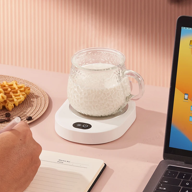 Scaldatazze Termostatico Temperatura per Caffè Latte Tè Acqua DC 5V USB Riscaldatore per Tazze per Scrivania Home Office
