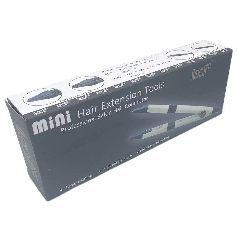 628 conector de cabelo de calor temperatura controlável aquecimento ferro calor queratina extensões de cabelo ferramentas display lcd mini ferro fusão