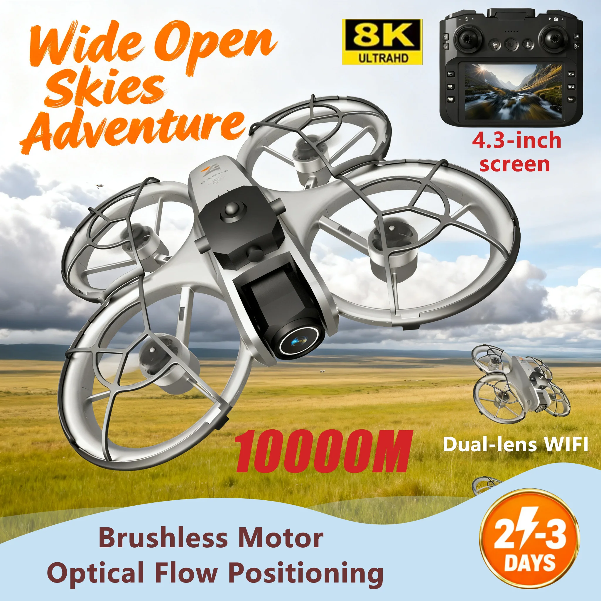Novo drone z4 original 8k wifi gps profissional hd fotografia aérea aeronaves de controle remoto hd câmera dupla quadcopter brinquedo uav