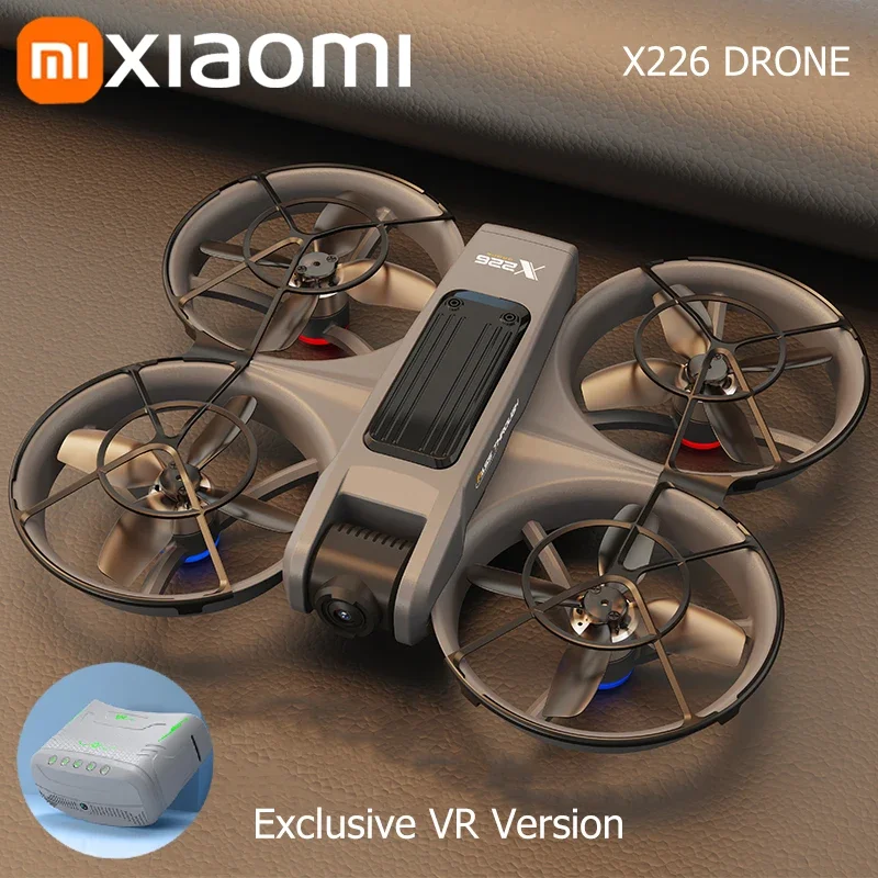 Xiaomi x226 vr drone 8k aéreo hd câmera dupla inteligente evitar obstáculos 5g wifi motor sem escova gps exclusivo vr uav novo