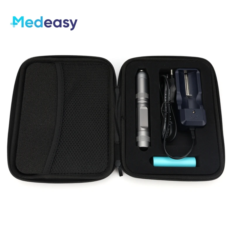 Fuente de luz LED para endoscopio portátil, fuente de luz recargable para endoscopia de 10W para ENT