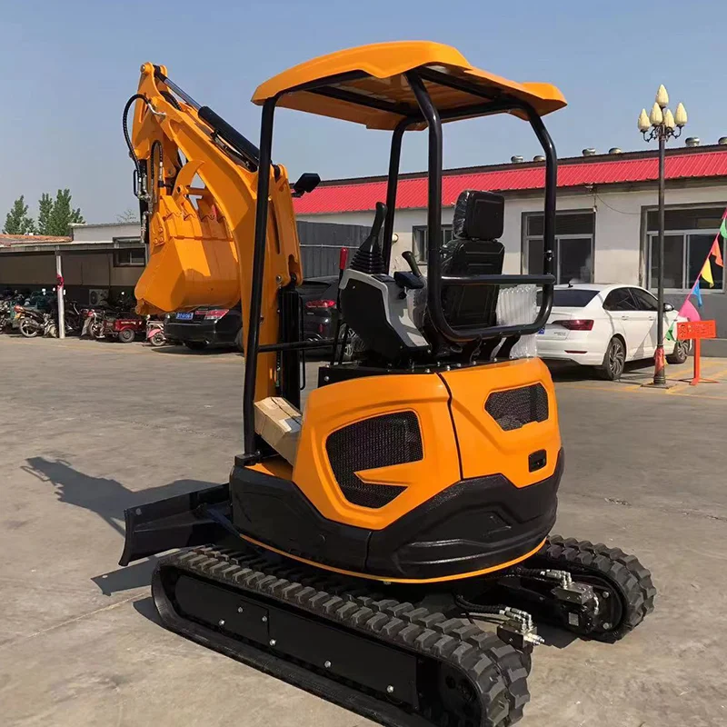 Miniexcavadora personalizada de 2,2 toneladas, miniexcavadora sobre orugas para uso en jardín agrícola, a la venta