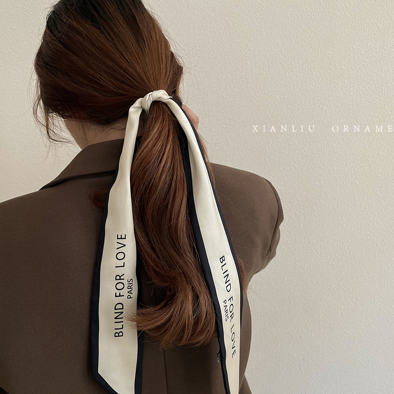 Bufanda de marca de lujo para mujer, pañuelo de Tarot, bolso para el pelo, bufandas de seda ajustadas, diseño, Foulard, diadema para mujer 2024