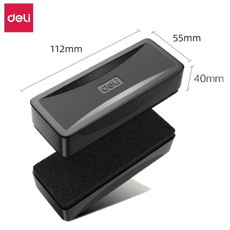 Deli borracha magnética para quadro branco, fita plástica absorvente, pano de veludo, material de escritório