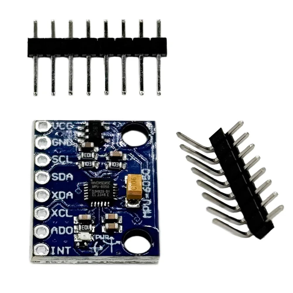 1Set GY-521 MPU-6050 MPU6050 3 Axis Analog Gyroscope Sensors + Accelerometer Module For ATmega328P With Pins 3-5V DC Moudle