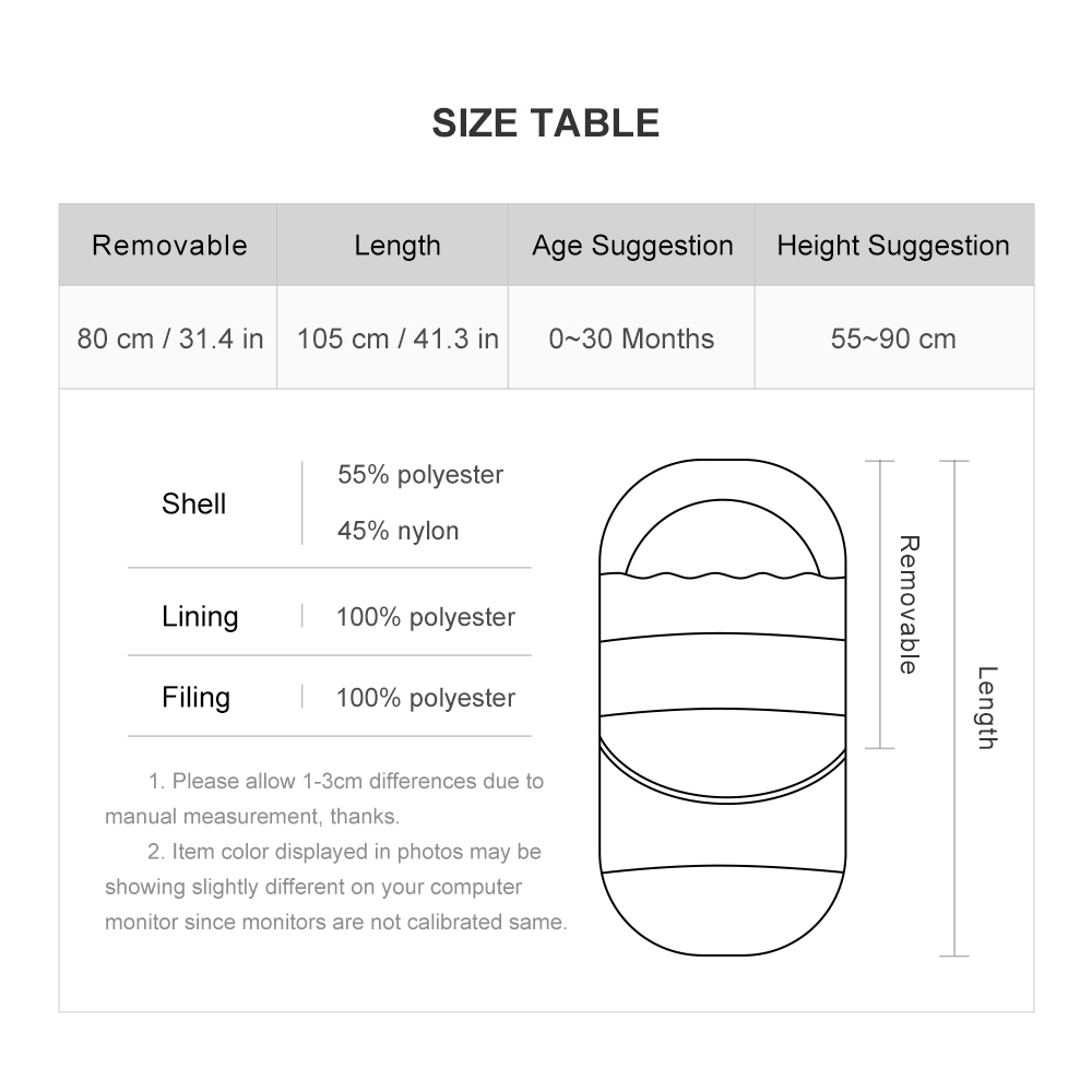 Baby Stroller Footmuff 0-36Months Newborn Baby Envelope For Discharge Removable Size Universal Pram Sack Windproof Accessories