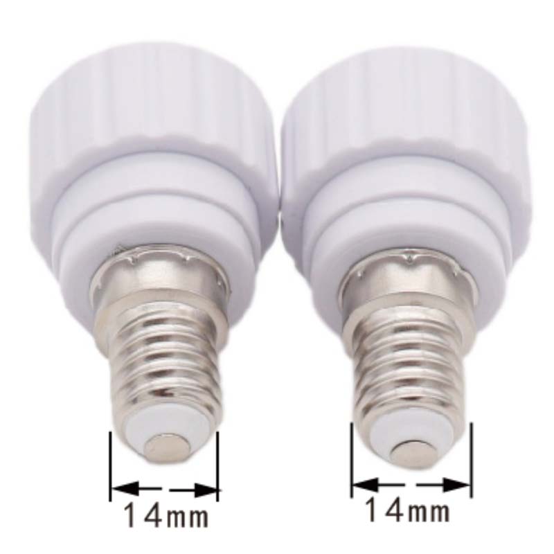 Trắng E14 Để GU10 Gốm Đế Đèn Led Đui Đèn Chuyển Đổi Vít Bóng Đèn Ổ Cắm Adapter LED Tiết Kiệm Đèn Halogen căn Cứ PBT