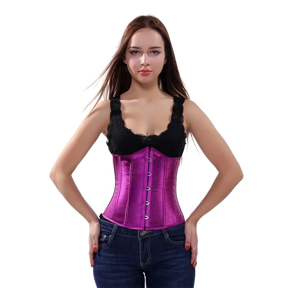 Underbust espartilho sexy cintura emagrecimento espartilho bustiers corpo shaper para mulheres steampunk rendas espartilho cinto cintura trainer