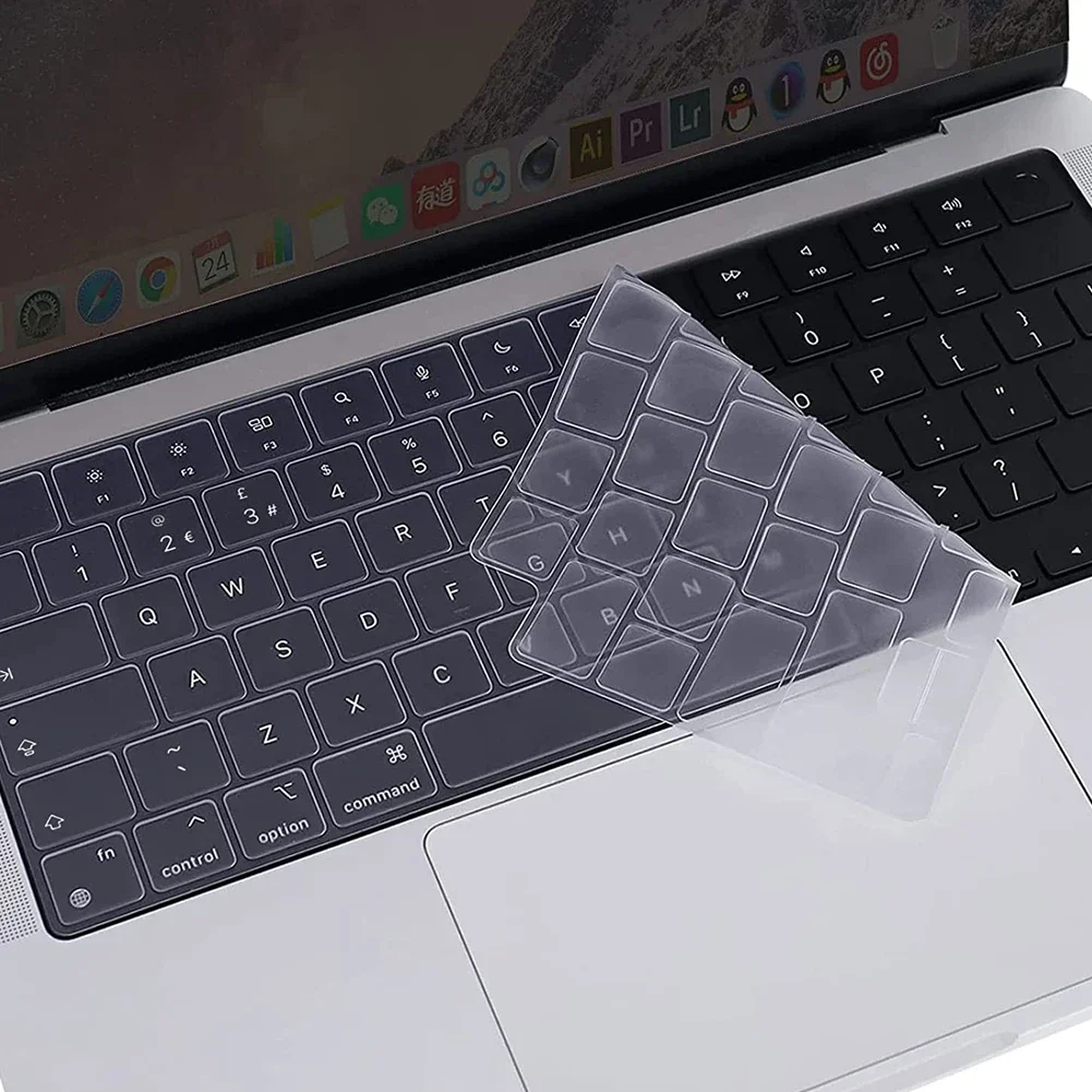 ฝาครอบแป้นพิมพ์สําหรับ 2005 - 2024 ใหม่M4/M3 Macbook Pro /Air 13/15/13.6/16/12 นิ้วผิว (UK/US) a2681/A2442/A2779/A2780/A2338