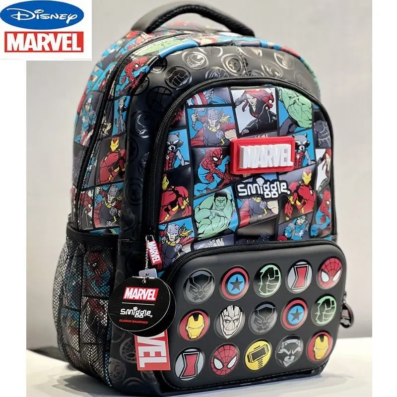 MINISO Disney tornister superbohater plecak dla chłopców Iron Man Spiderman plecak studencki 6-12 lat