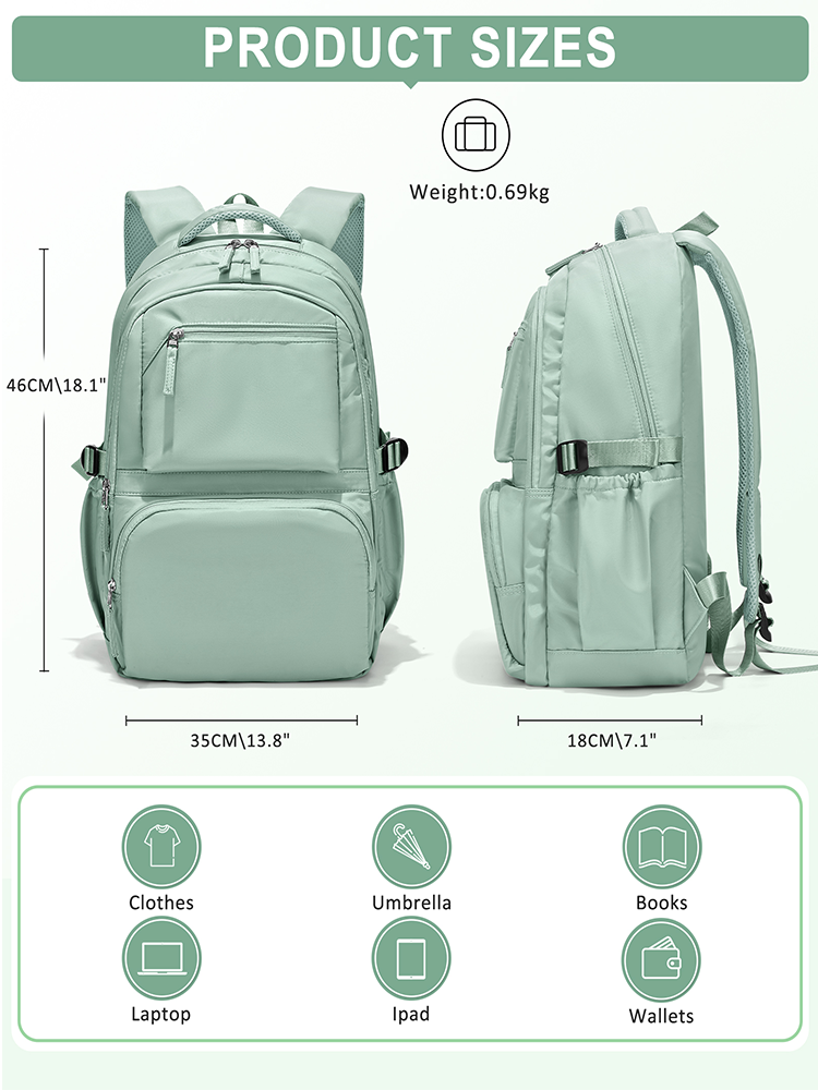 School Backpack For Women Men School Bag For Boys Girls College Backpack Brevite Backpack Laptop Backpack