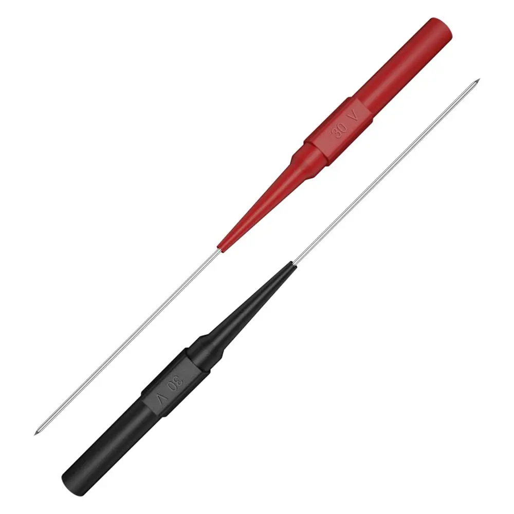 10/20pcs มัลติมิเตอร์ทดสอบ EXTENSION กลับ Probes SHARP เข็ม Micro PIN สแตนเลส Tipped TIP สําหรับกล้วยเครื่องทดสอบซ็อกเก็ต