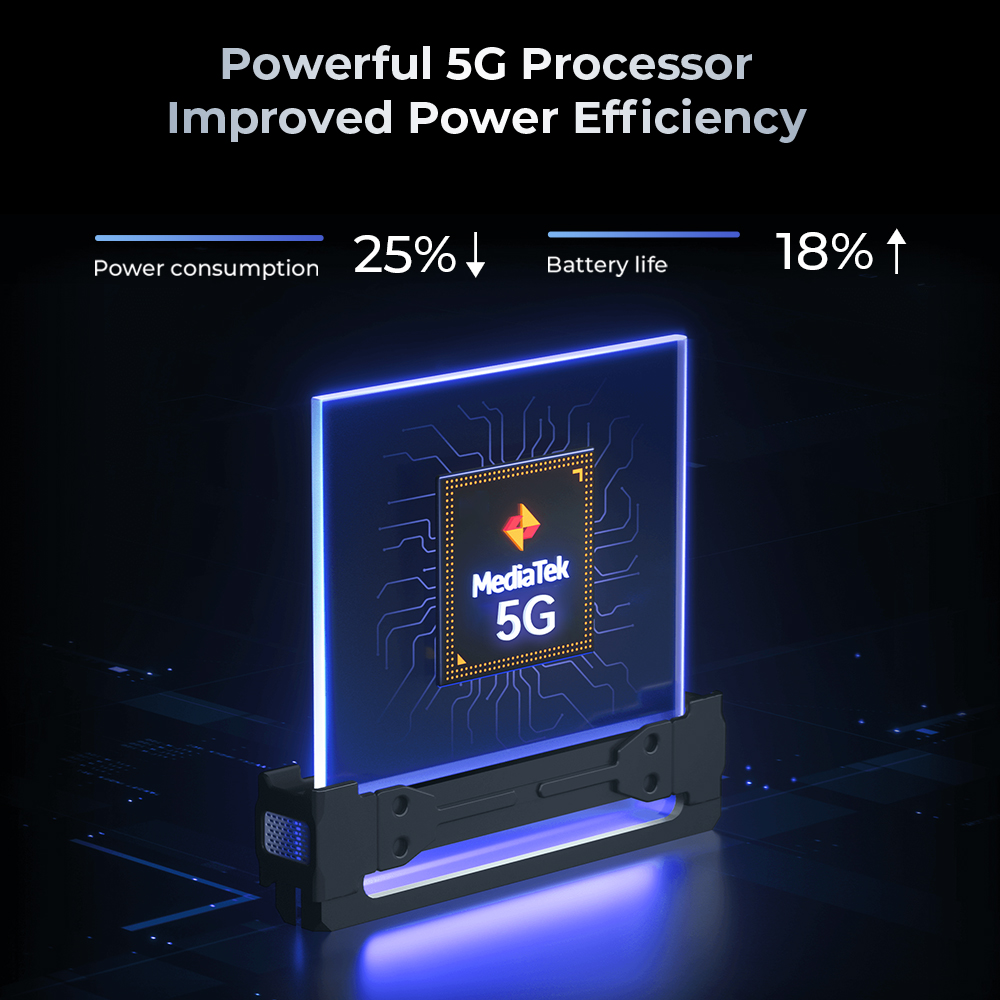 Oukitel WP35 Pro Robustes Smartphone 5G 11000 mAh 36 GB + 512 GB Andiron 14 64 MP NFC-Handy