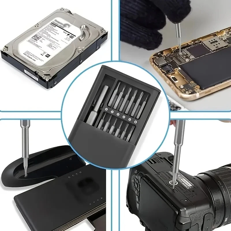 磁気ドライバーセット,精密部品,電子機器,コンピューター,PC,電話分解,多機能メンテナンスツール,24 in 1