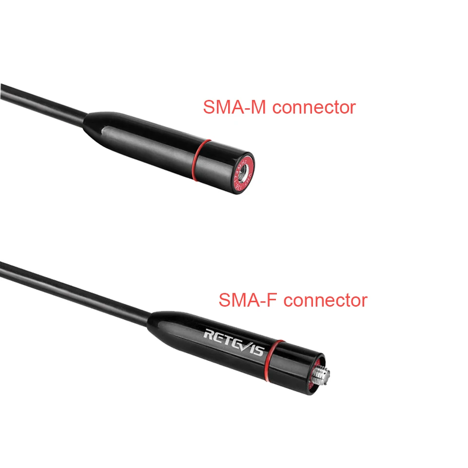 Retevis-walkie-talkieアンテナ,vhf 152mhz 2.15dbi SMA-FまたはSMA-M,ハンドヘルドラジオ用retevis rt21v rt27v rt47v
