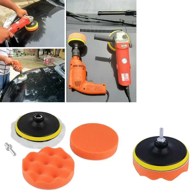 11 Stuks 3Inch Samengestelde Polijstkussens Snijden Sponzen Pads Kit Voor Auto Buffer Polijstmachine Compounding En Harsen
