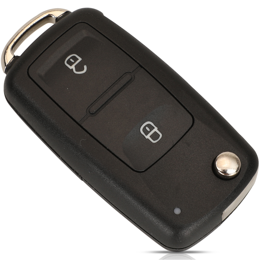 jingyuqin 20pcs/lot Flip Key Case For New VW Transporter Polo GOLF 202AD 202H Folding Remote key Shell Fob 2/3/4 Button