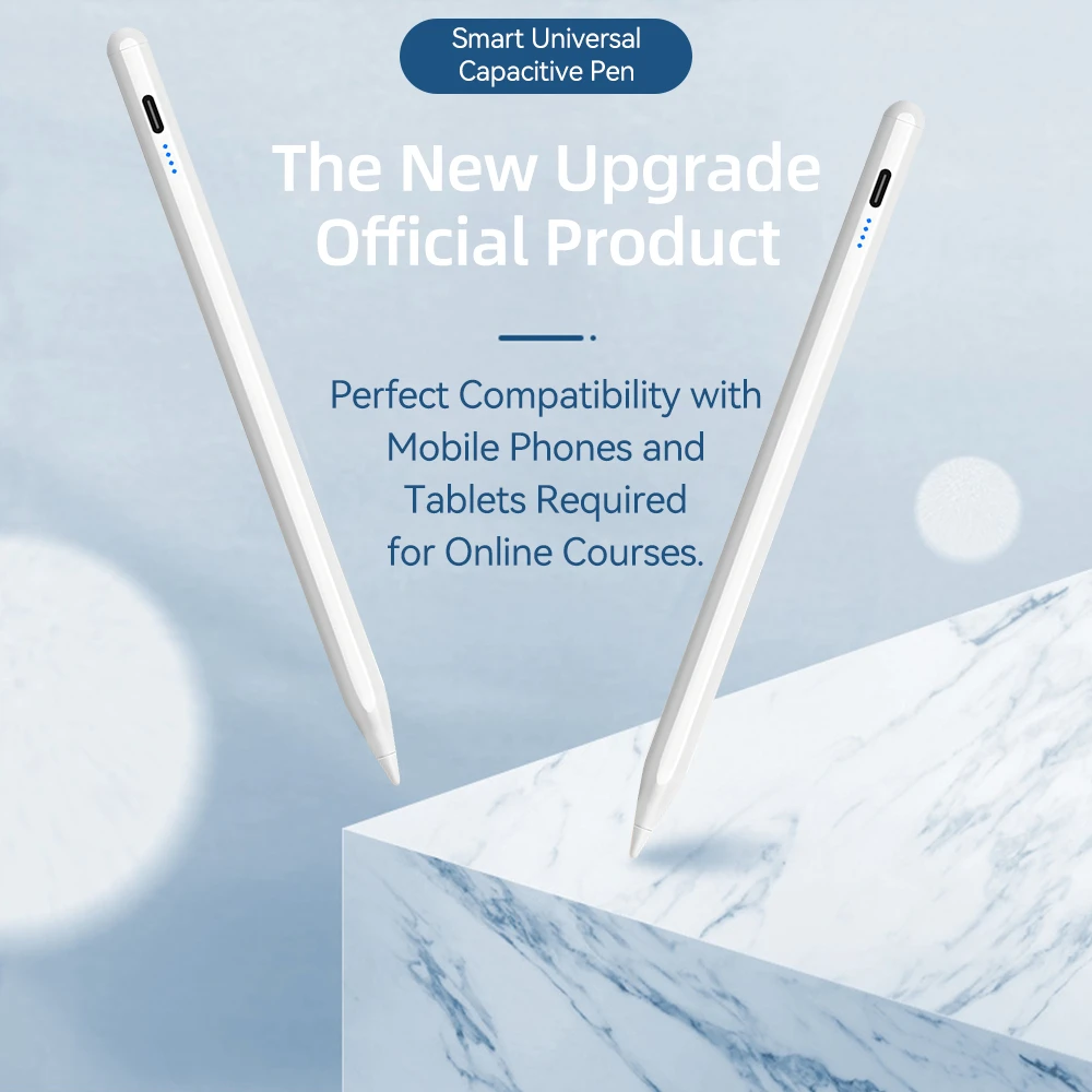 Lápiz óptico para Apple Pencil 2025 iPad 11 13 M2 M3 Pro 13 11 M4 5/6/7/8/9/10th Gen Air3/4/5/6 succión magnética automática carga rápida