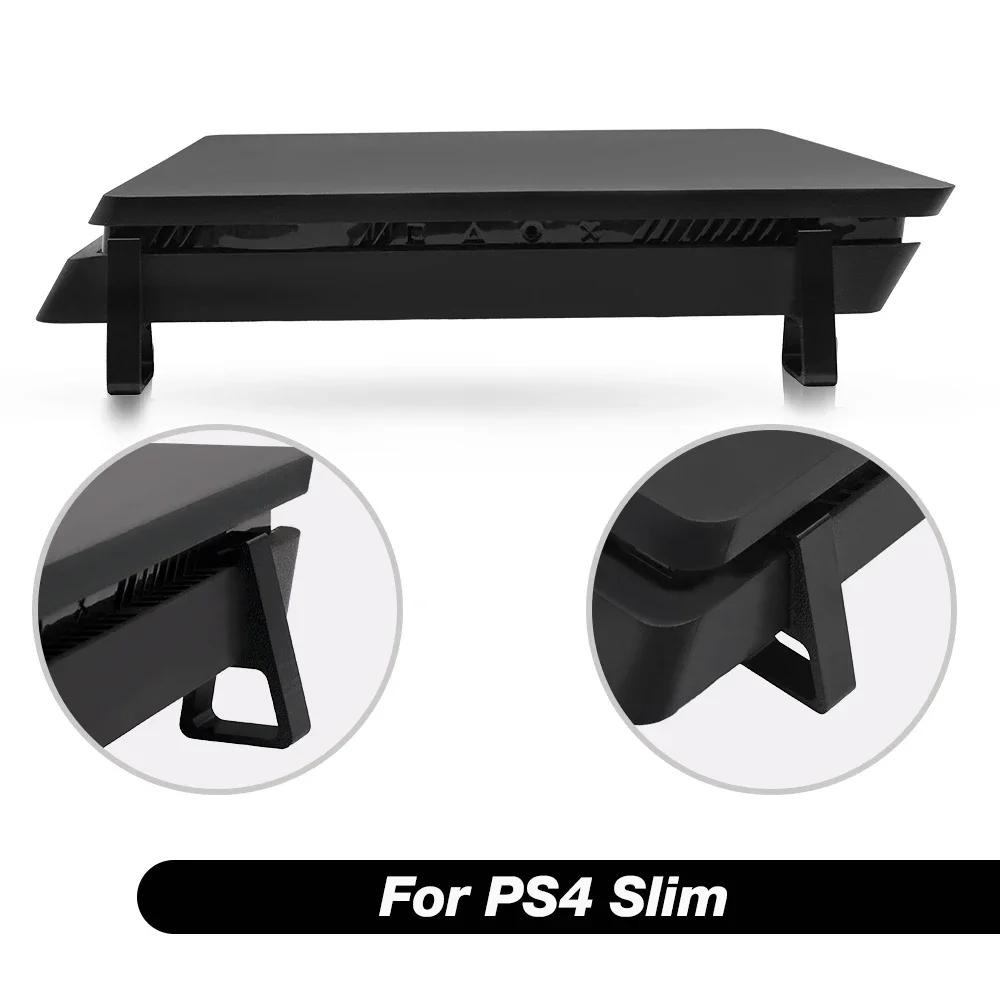 Tectinter suporte de versão horizontal de resfriamento para ps4/slim/pro acessórios de console base antiderrapante suporte de montagem plana