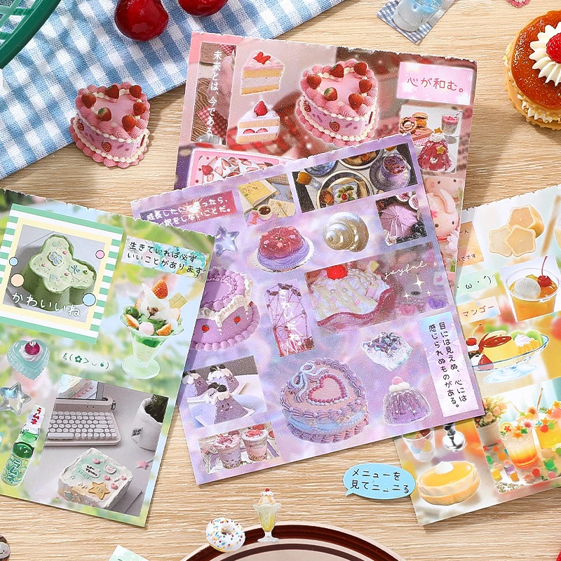 Mr.ペーパー 2 スタイル 30 ピース/バッグ和食ステッカーブック DIY ハンドブックスクラップブックフォトフレーム封筒電話ケース